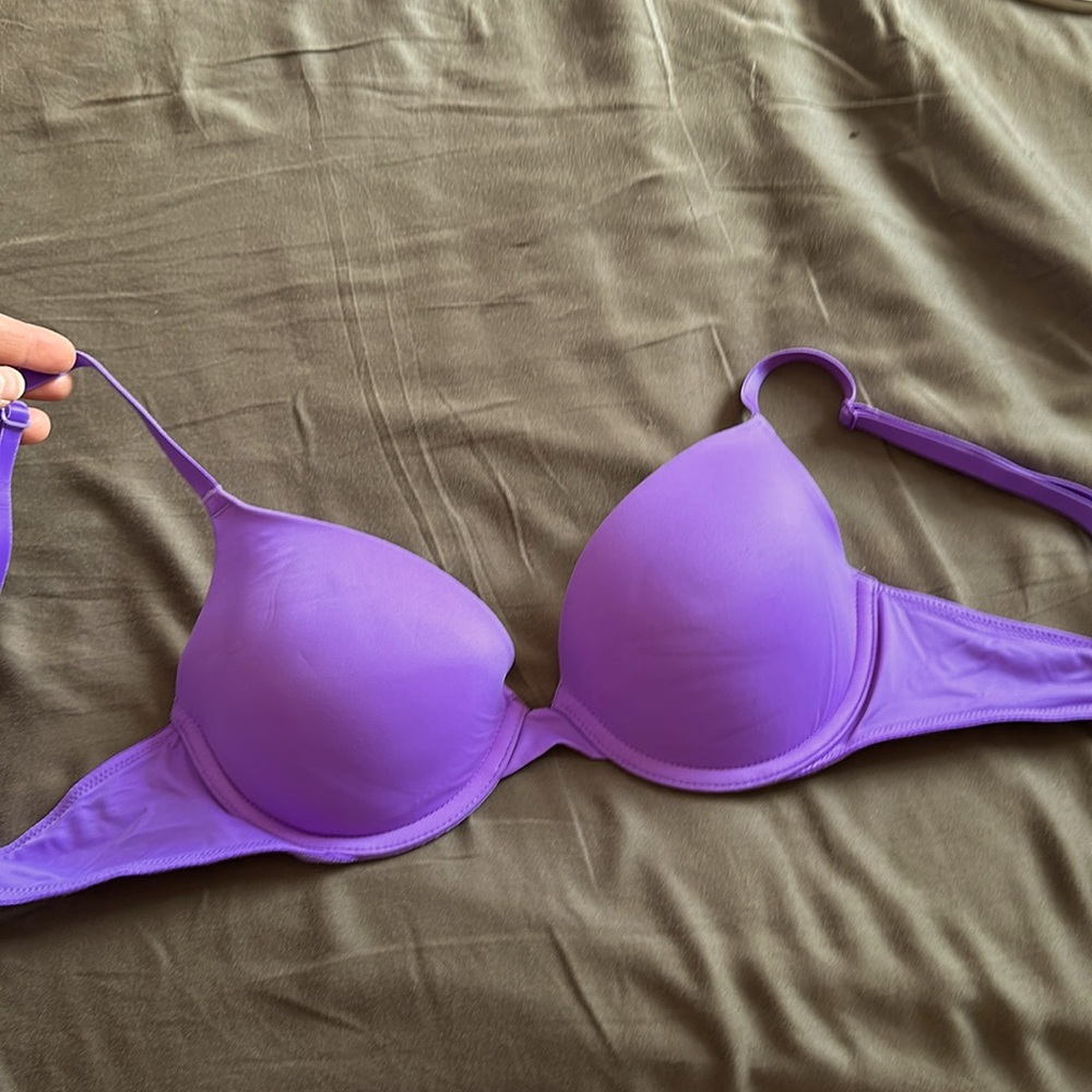 Purple Victoria secret pink push up 34B